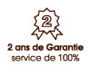 2 ans de Garantie